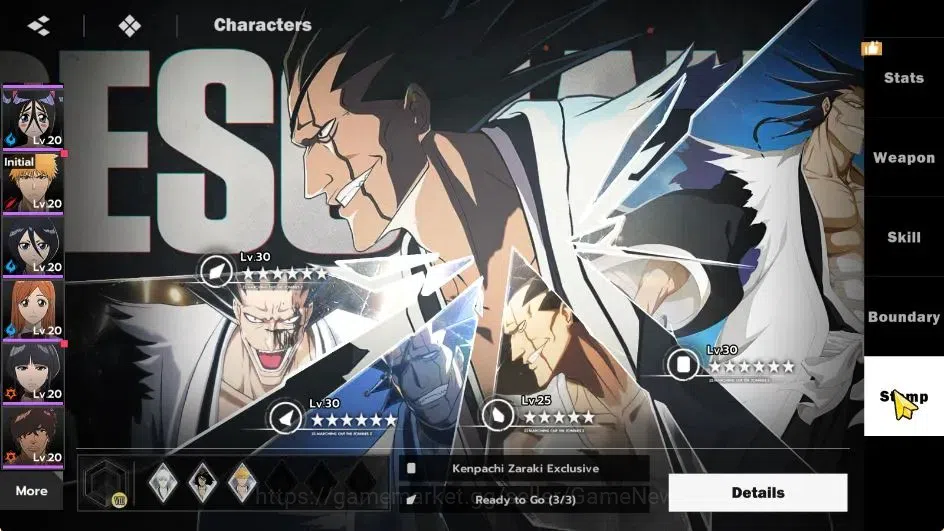 BLEACH: Soul Resonance Accounts NUVERSE SEA|Lvl 62|8 SSR|5 13