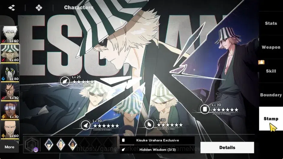 BLEACH: Soul Resonance Accounts NUVERSE SEA|Lvl 62|8 SSR|5 17