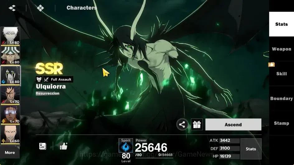 BLEACH: Soul Resonance Accounts NUVERSE SEA|Lvl 62|8 SSR|5 4