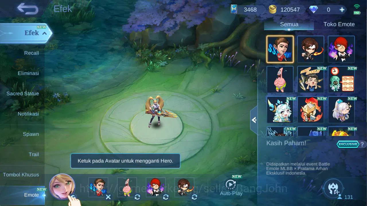 Mobile Legends: Bang Bang Accounts HERO 132 SKIN 227 VEXANA zenith, Prime Granger, Sa image 14