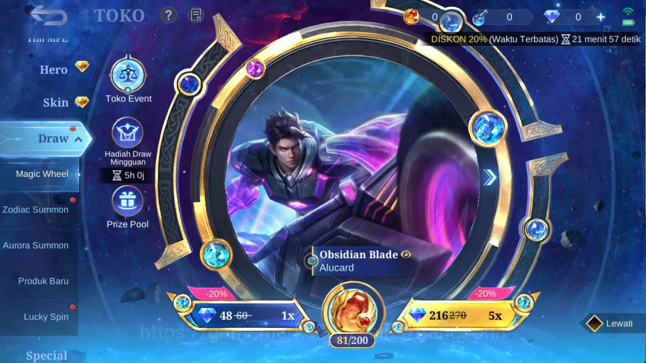 Mobile Legends: Bang Bang Accounts HERO 132 SKIN 227 VEXANA zenith, Prime Granger, Sa image 15