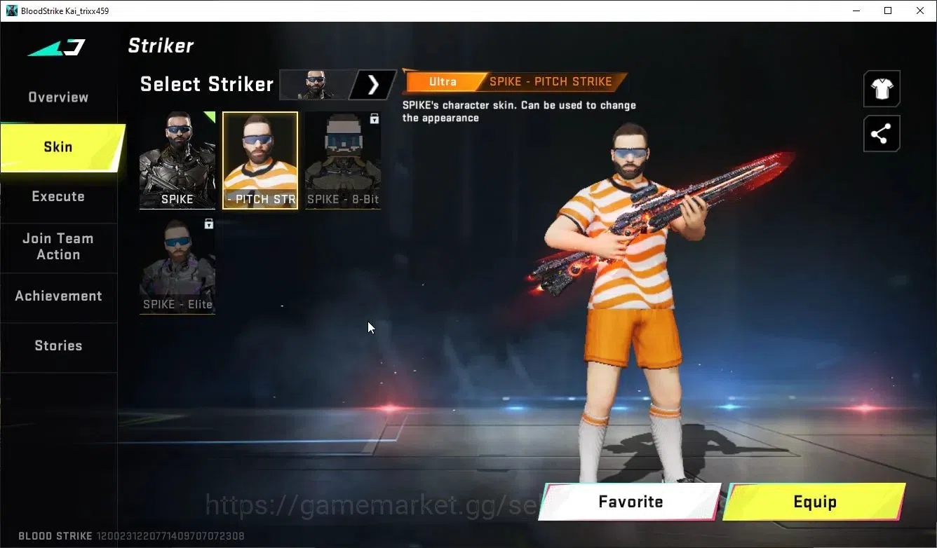 Blood Strike Accounts Collab Skin ASIA|EVO M1887-Destroyer+ETER DeAgle+MELEE TalonKnife|Collab ENZO-Kraken,3 TokRev,3 7DS|7 4