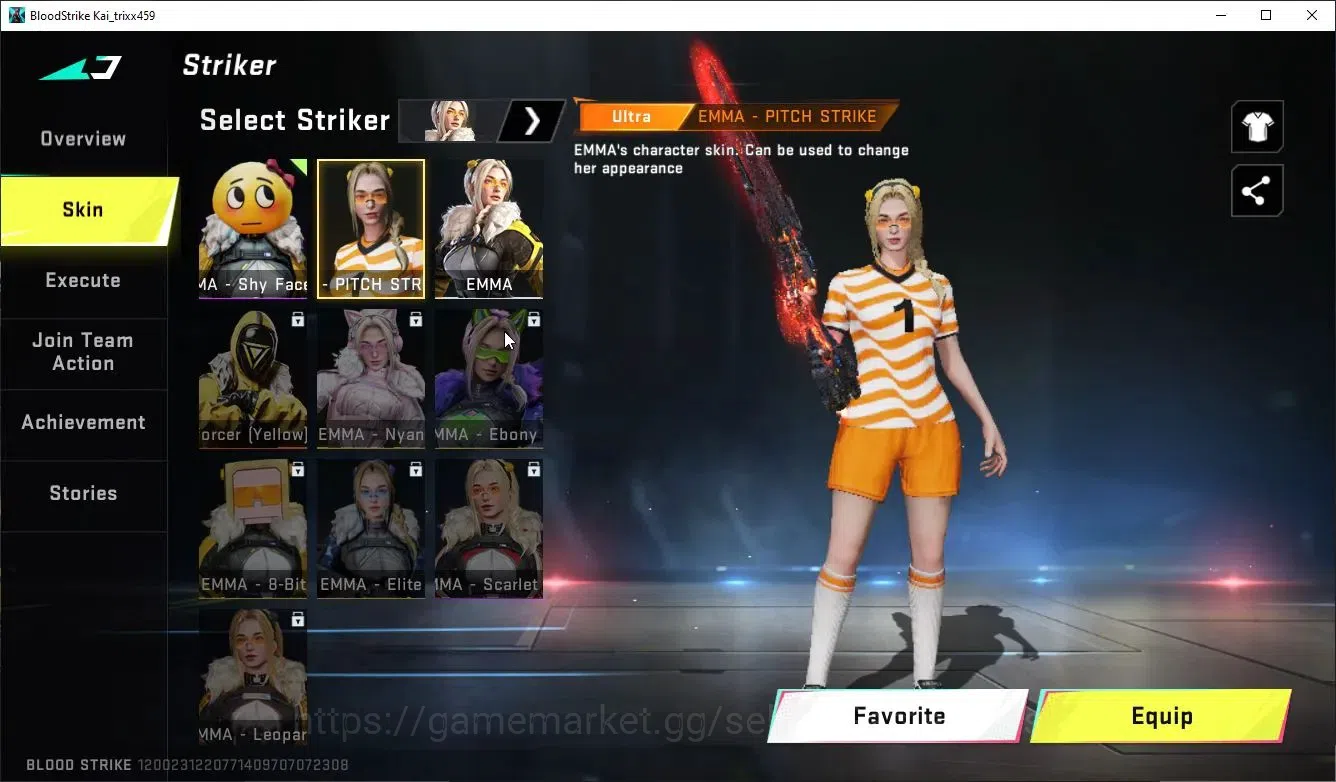 Blood Strike Accounts Collab Skin ASIA|EVO M1887-Destroyer+ETER DeAgle+MELEE TalonKnife|Collab ENZO-Kraken,3 TokRev,3 7DS|7 5