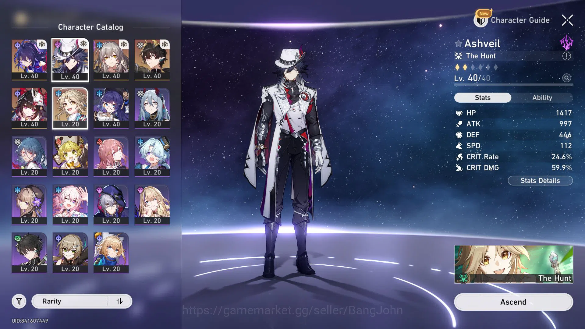Honkai Star Rail Accounts [ASIA TL 27] ASHVEIL + DAN HENG PERMANSOR TERRAE + image 2