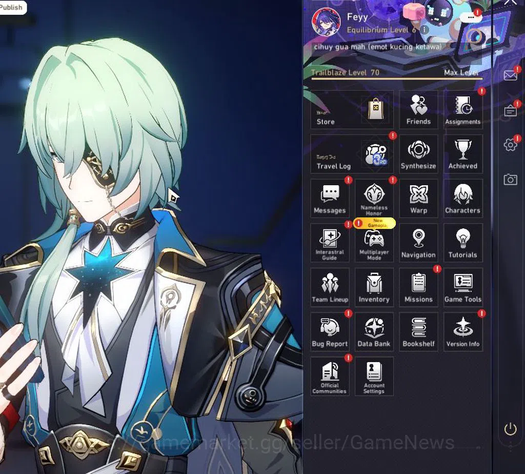 Honkai Star Rail Accounts ASIA|TL 70|51 RSP|Phainon,The Herta PremTeam|19 Li image 1