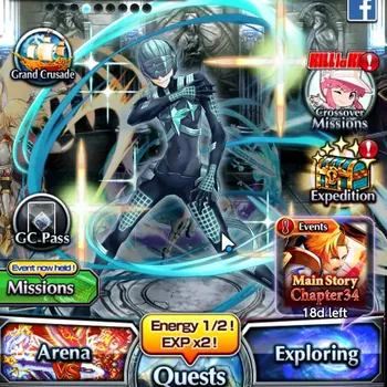 Grand Summoners Accounts End-Game Global|Rank 108|26 Ascend, 10 TW|(H Inumuta,S Miyu,E Shirou,Chloe,Jinwoo,LM Isliid,DL