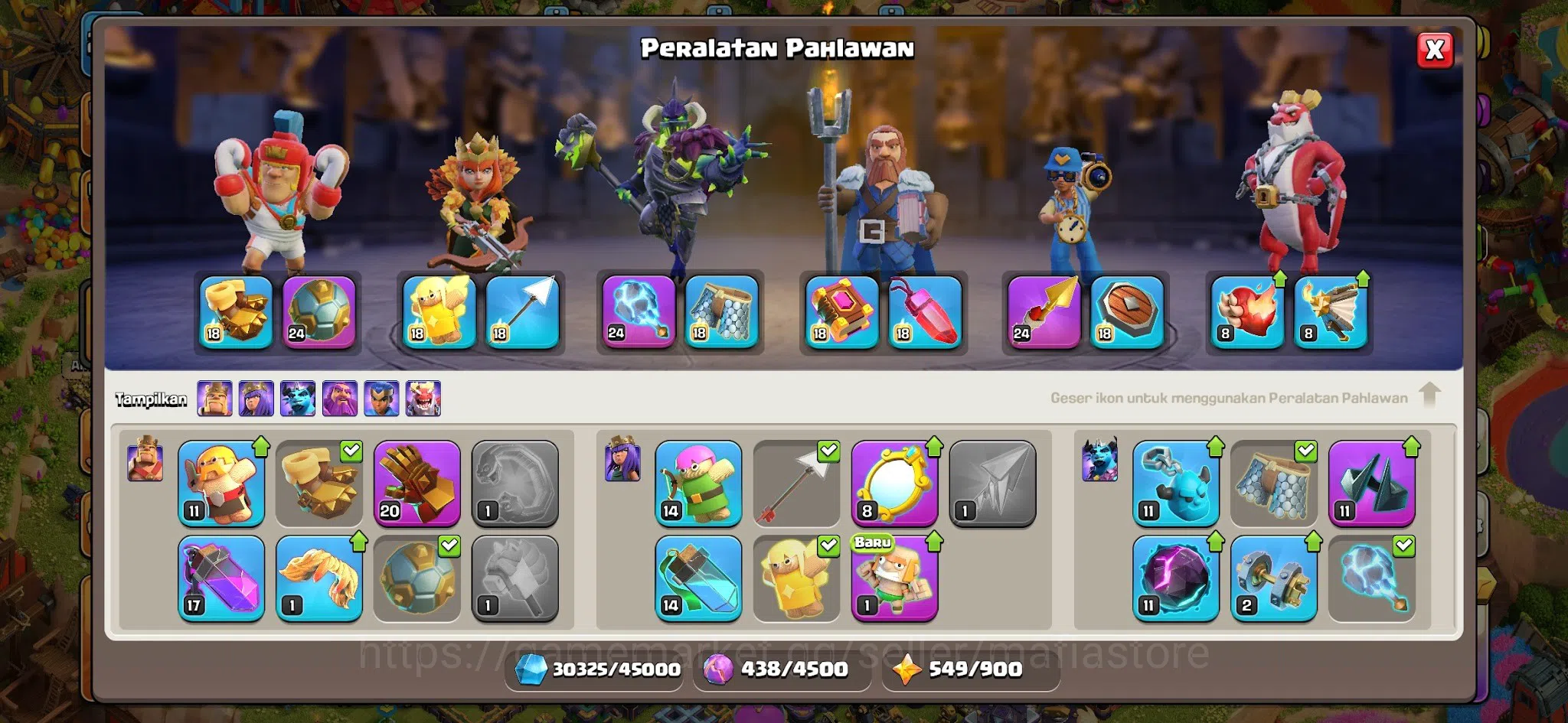 Clash of Clans Accounts TH13 Lvl 207, Epic Electrofire Wand 24 & Giant Gau image 13