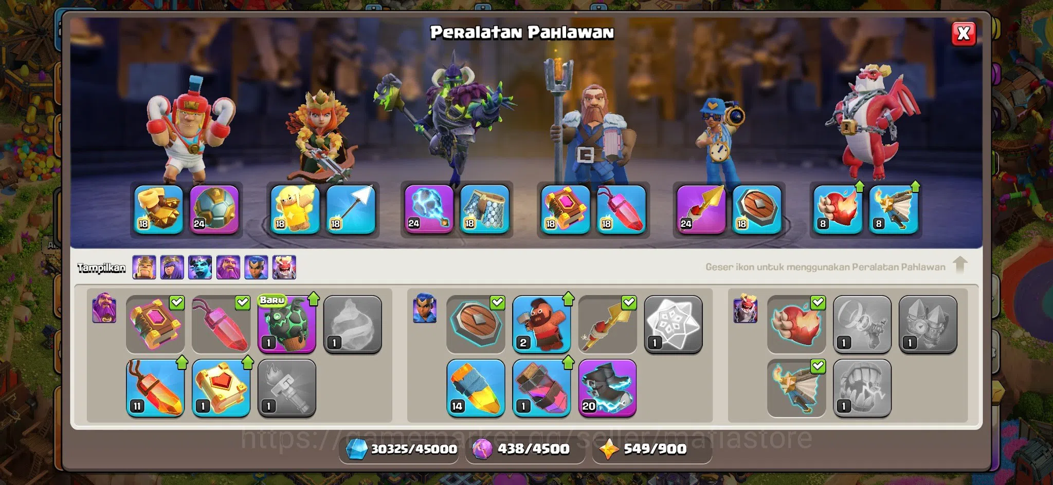 Clash of Clans Accounts TH13 Lvl 207, Epic Electrofire Wand 24 & Giant Gau image 14