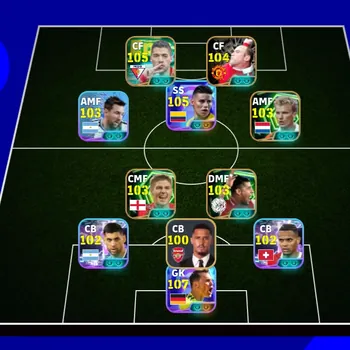 eFootball Accounts Legends & Iconic Players EFOOTBALL COLECTIVE 3207+ | BLITZ J RODRIGUEZ,M NEUR,I CASILLAS,L SUAREZ,S