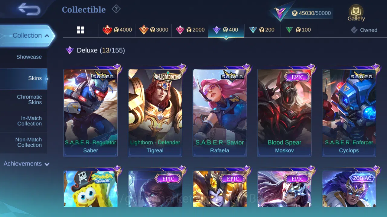 Mobile Legends: Bang Bang Accounts Hero 131 | skin 198 | kof karina | kof gusion | pr image 12