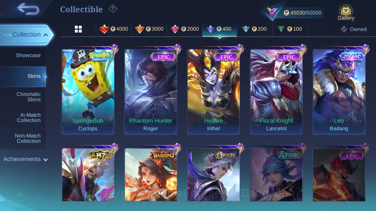 Mobile Legends: Bang Bang Accounts Hero 131 | skin 198 | kof karina | kof gusion | pr image 13
