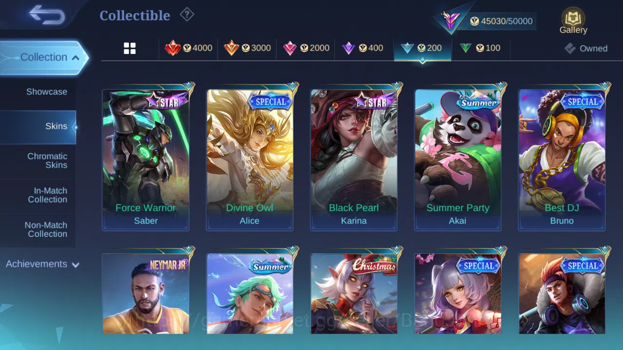 Mobile Legends: Bang Bang Accounts Hero 131 | skin 198 | kof karina | kof gusion | pr image 14