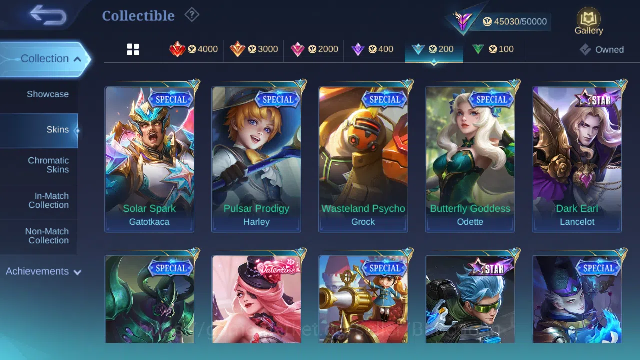 Mobile Legends: Bang Bang Accounts Hero 131 | skin 198 | kof karina | kof gusion | pr image 16