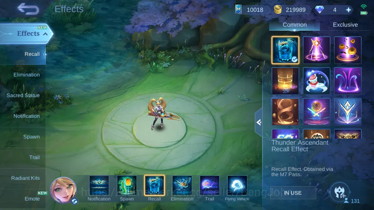 Mobile Legends: Bang Bang Accounts Hero 131 | skin 198 | kof karina | kof gusion | pr image 6