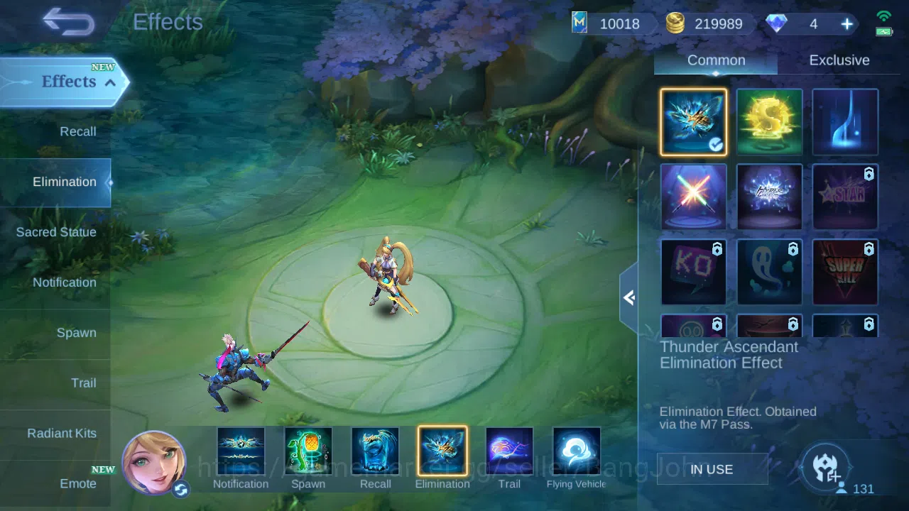Mobile Legends: Bang Bang Accounts Hero 131 | skin 198 | kof karina | kof gusion | pr image 7