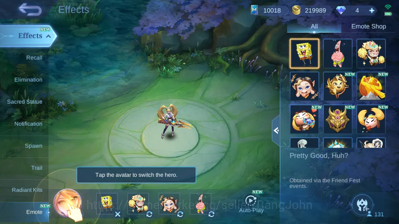 Mobile Legends: Bang Bang Accounts Hero 131 | skin 198 | kof karina | kof gusion | pr image 9
