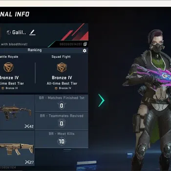 Blood Strike Accounts Others ASIA |1 Eternal Gun: Galil-Blight's Embrace|1 Ultra & 1 Legendary Gun|Check SS BS2625B
