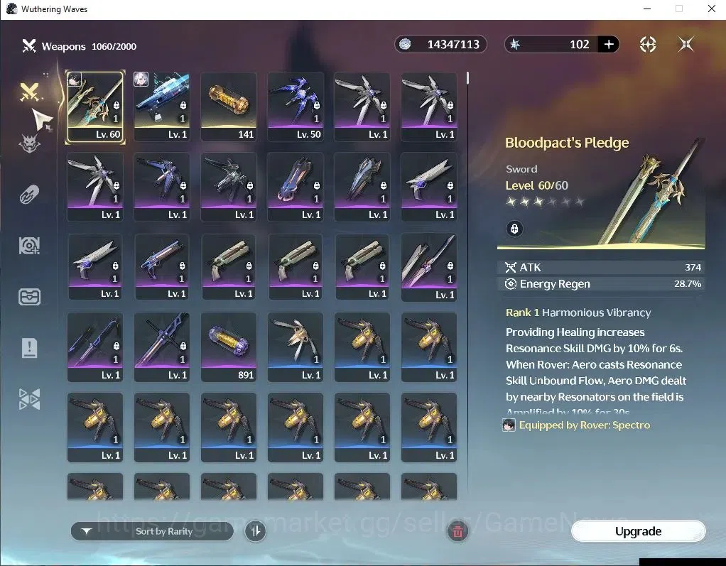 Wuthering Waves Accounts NA |UL 47|2 Limited| Lucy R5+Sign,Rebecca | 125 Lu image 5