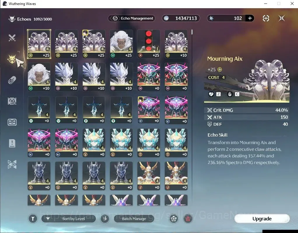 Wuthering Waves Accounts NA |UL 47|2 Limited| Lucy R5+Sign,Rebecca | 125 Lu image 6