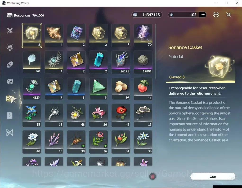Wuthering Waves Accounts NA |UL 47|2 Limited| Lucy R5+Sign,Rebecca | 125 Lu image 8