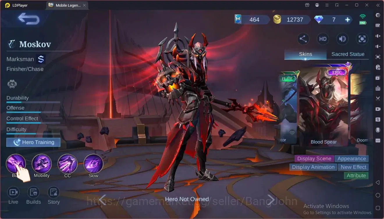 Mobile Legends: Bang Bang Accounts Global|Hero 67 Skin 80|Seasoned|CC Natalia|Dragon  image 2