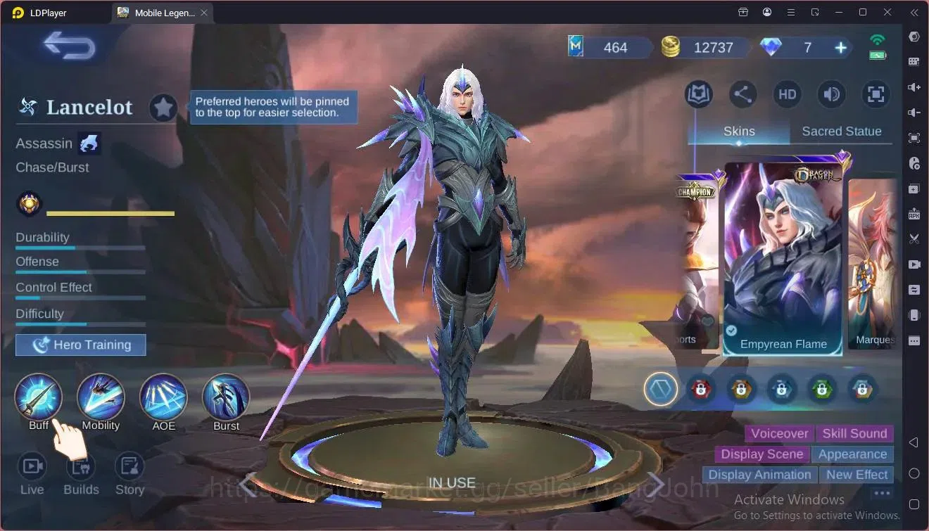 Mobile Legends: Bang Bang Accounts Global|Hero 67 Skin 80|Seasoned|CC Natalia|Dragon  image 6