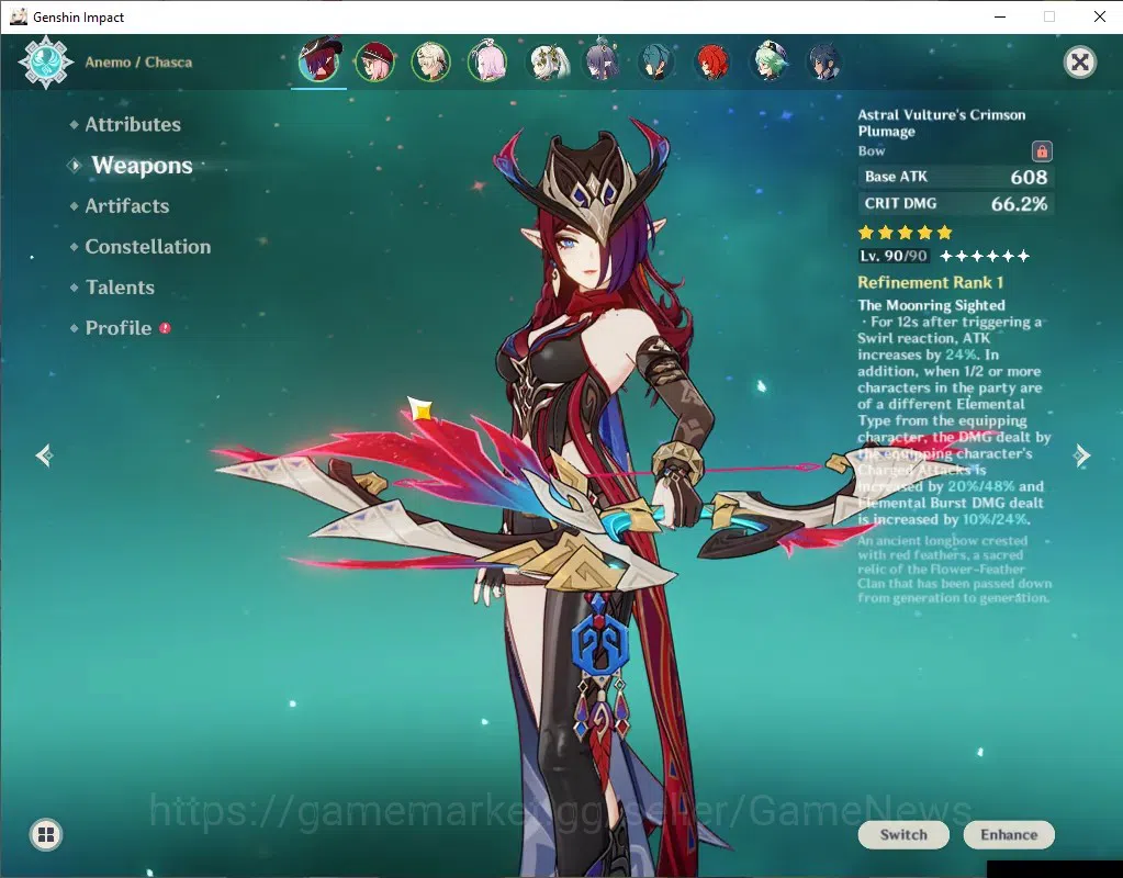 Genshin Impact Accounts ASIA|AR 55|4 Limited + 3(*5 Standard) + 2(*5Weapon image 3