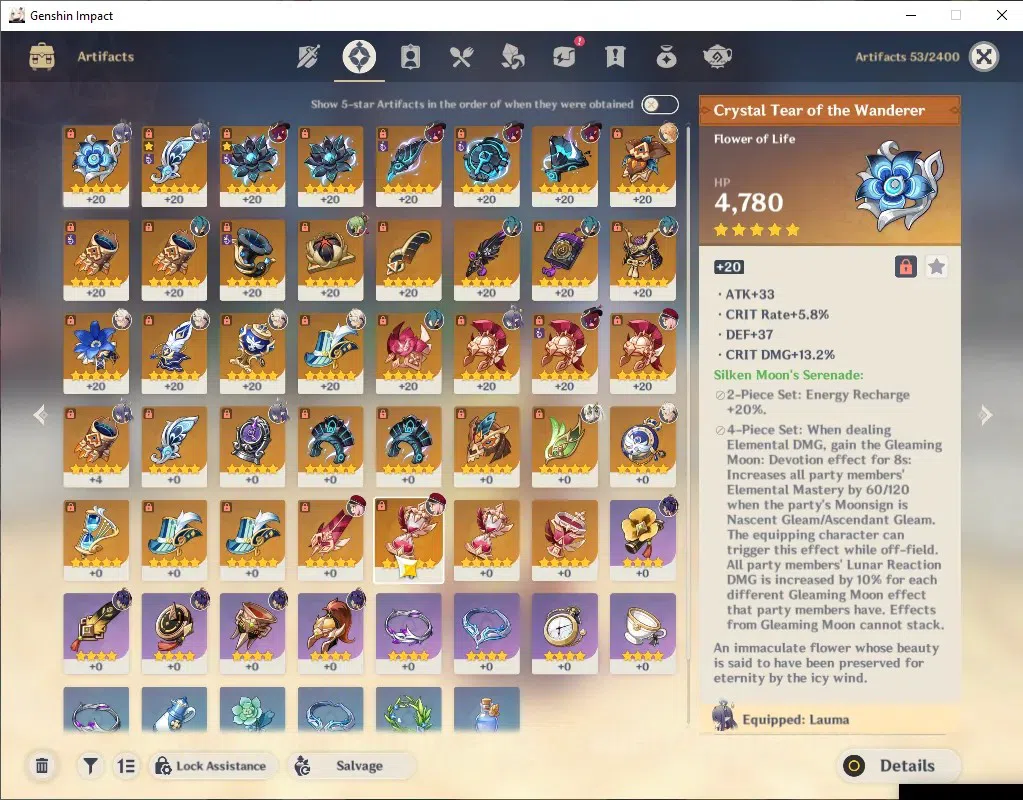 Genshin Impact Accounts ASIA|AR 55|4 Limited + 3(*5 Standard) + 2(*5Weapon image 5