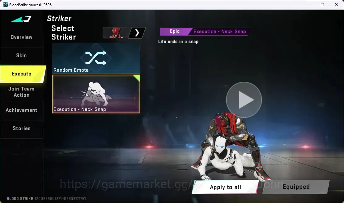 Blood Strike Accounts ASIA | 1 ULTRA MELEE: Lightblade-Dark Force |1 ULT image 4