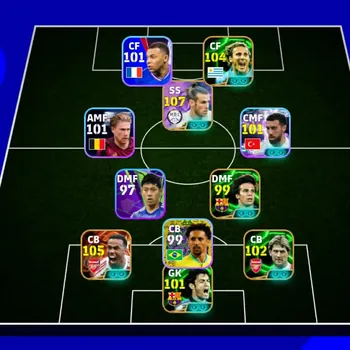eFootball Accounts Legends & Iconic Players Gareth Bale 107➤Gabriel Magalhães 105➤Diego Forlán 104➤Kevin De Bruyne