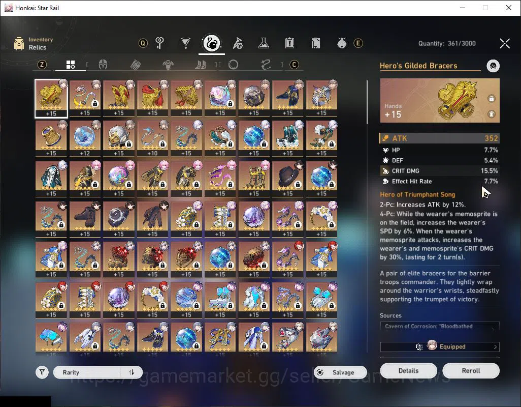 Honkai Star Rail Accounts Asia|TL 70|Archer PremTeam+Saber Hypercarry|25 Lim image 11