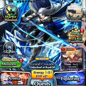 Grand Summoners Accounts End-Game Global|Rank 1|8 Ascend+1 TW|Igris+TW,Paladin Roy,S Miyu,Rin & Luvia,2x WH Fen,Choi Jong