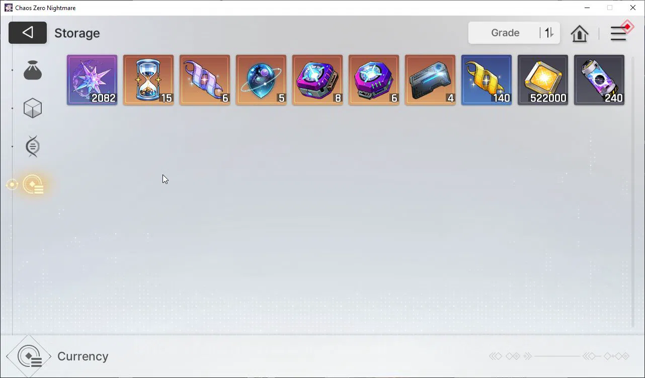 Chaos Zero Nightmare Accounts Global Verif|Lv05| Fresh Starter 2k Cristal |1SSR( image 3