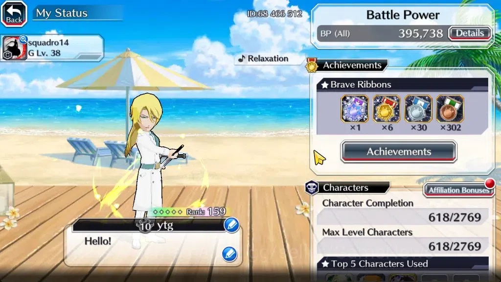 Bleach: Brave Souls Accounts Mid-Tier Global|30K Orb|TYBW26 Liltotto,Swimsuit26 Giselle,DT Ichigo,Santa Bazz-B,CAC 2