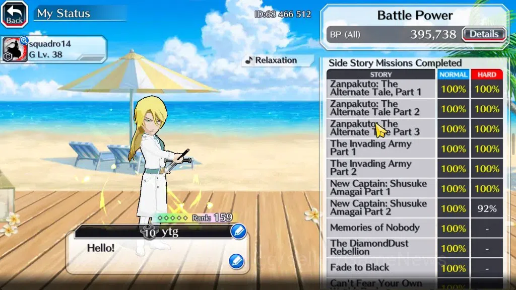 Bleach: Brave Souls Accounts Mid-Tier Global|30K Orb|TYBW26 Liltotto,Swimsuit26 Giselle,DT Ichigo,Santa Bazz-B,CAC 6