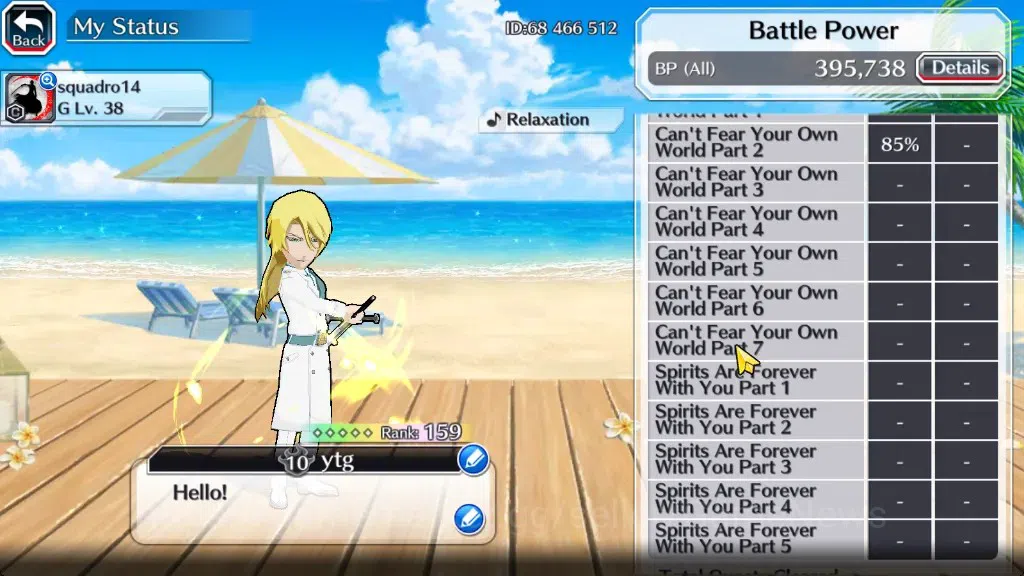 Bleach: Brave Souls Accounts Mid-Tier Global|30K Orb|TYBW26 Liltotto,Swimsuit26 Giselle,DT Ichigo,Santa Bazz-B,CAC 7