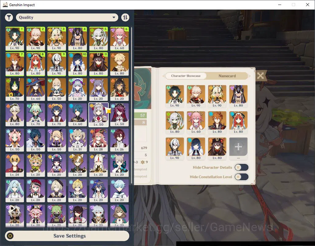Genshin Impact Accounts Asia|AR 57|11 Limited +6(*5Weapon)| [Arlecc,HuTao] image 2