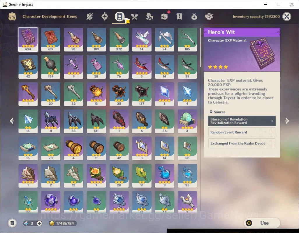 Genshin Impact Accounts Asia|AR 57|11 Limited +6(*5Weapon)| [Arlecc,HuTao] image 5