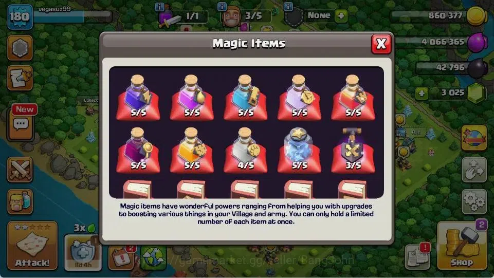 Clash of Clans Accounts Global |TH 14-BH 7|LVL 180| AQ 76 ,MP 50 ,GW 44 ,R image 3