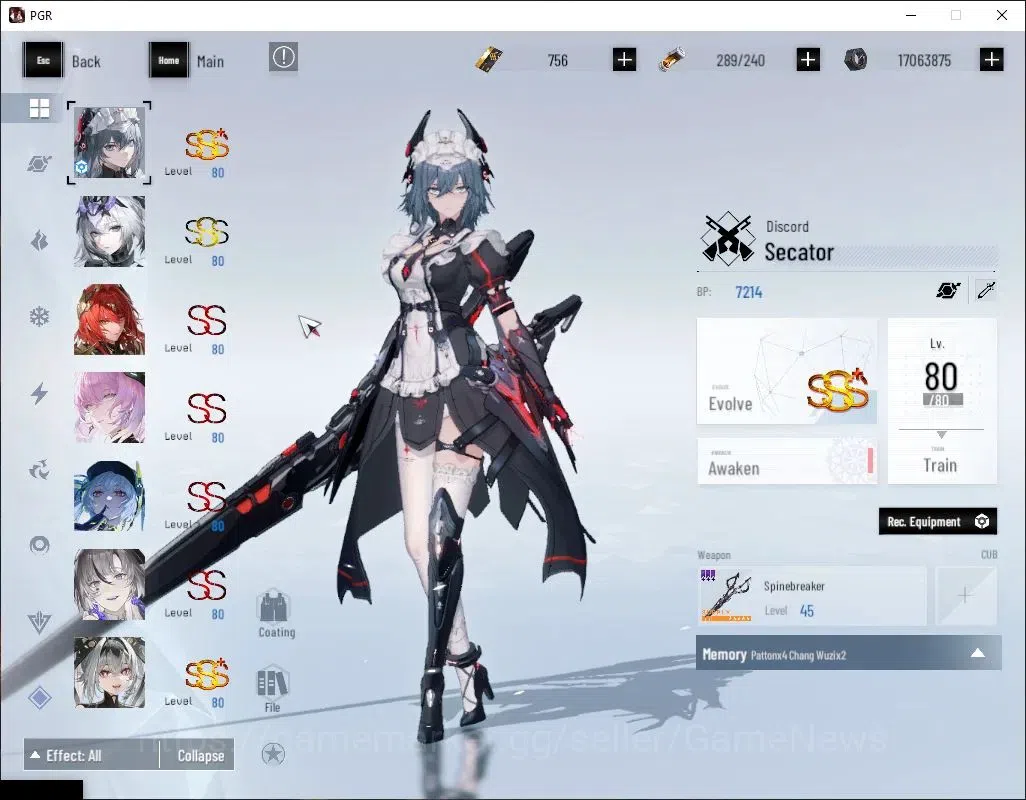 Punishing: Gray Raven Accounts Asia|Lv 97|[SS Geiravor,SS Parhelion]+Sign,SSS Sec image 3