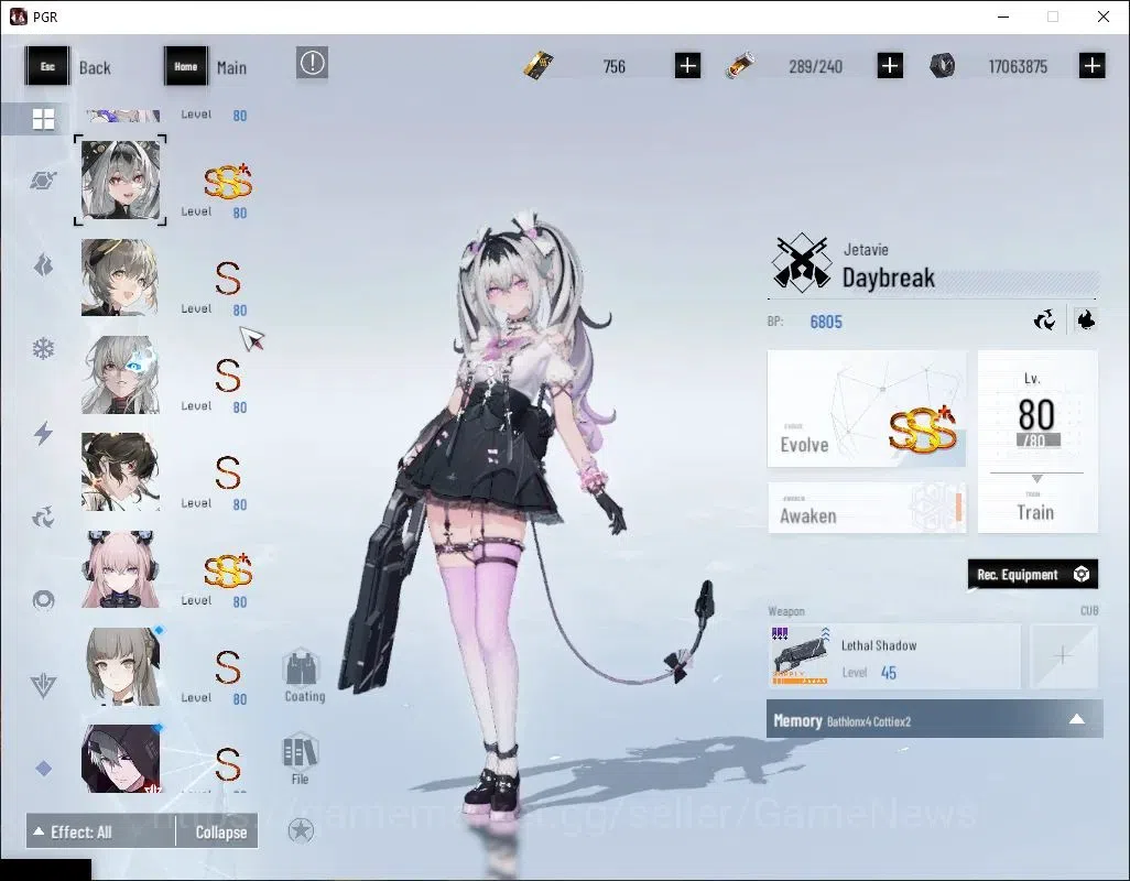 Punishing: Gray Raven Accounts Asia|Lv 97|[SS Geiravor,SS Parhelion]+Sign,SSS Sec image 4