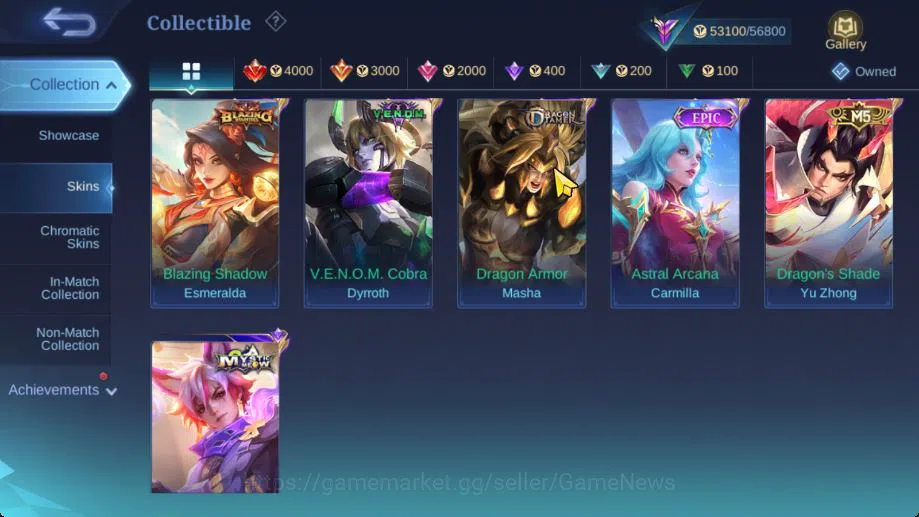 Mobile Legends: Bang Bang Accounts Hero 128|Skin 224|Star Haya,LBox[Karina,Saber],CC  image 10