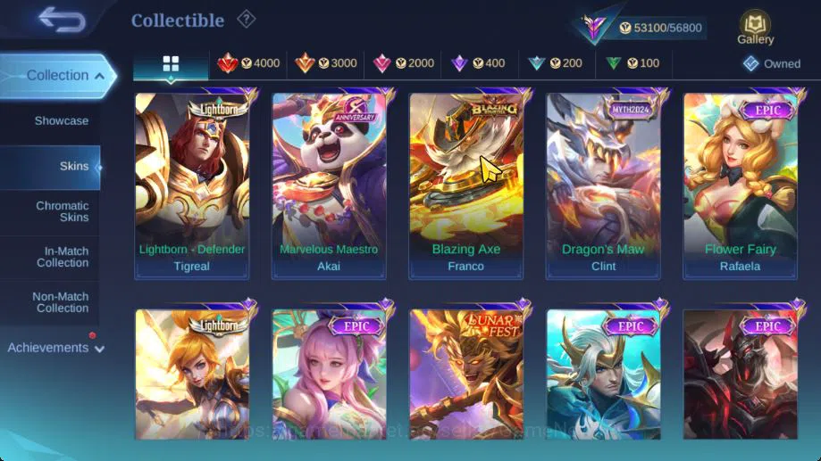 Mobile Legends: Bang Bang Accounts Hero 128|Skin 224|Star Haya,LBox[Karina,Saber],CC  image 8