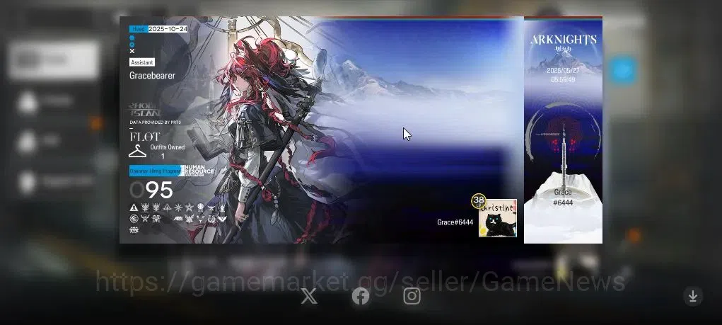 Arknights Accounts Lv 38 | 95 OP + 1 Skin | 12,4K Orundum+67 Originiu image 2