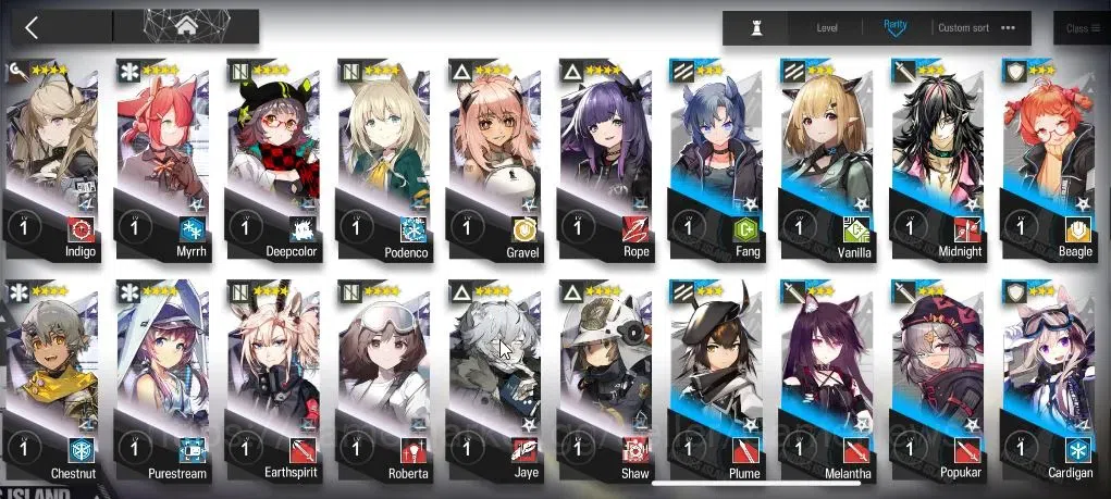 Arknights Accounts Lv 38 | 95 OP + 1 Skin | 12,4K Orundum+67 Originiu image 9
