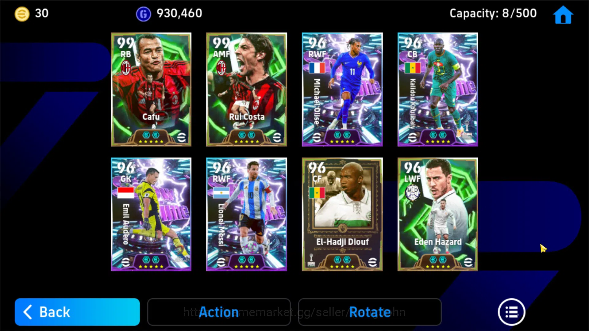 eFootball Accounts Android PWR 3123 | Cafu Epic DB, Rui Costa Epic DB image 4