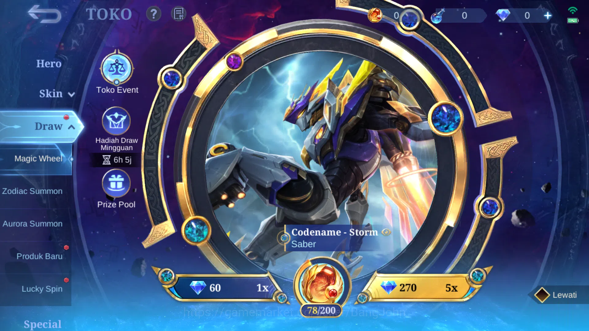 Mobile Legends: Bang Bang Accounts "Hero 102 | skin 193 | kof karina | star tahunan h image 20