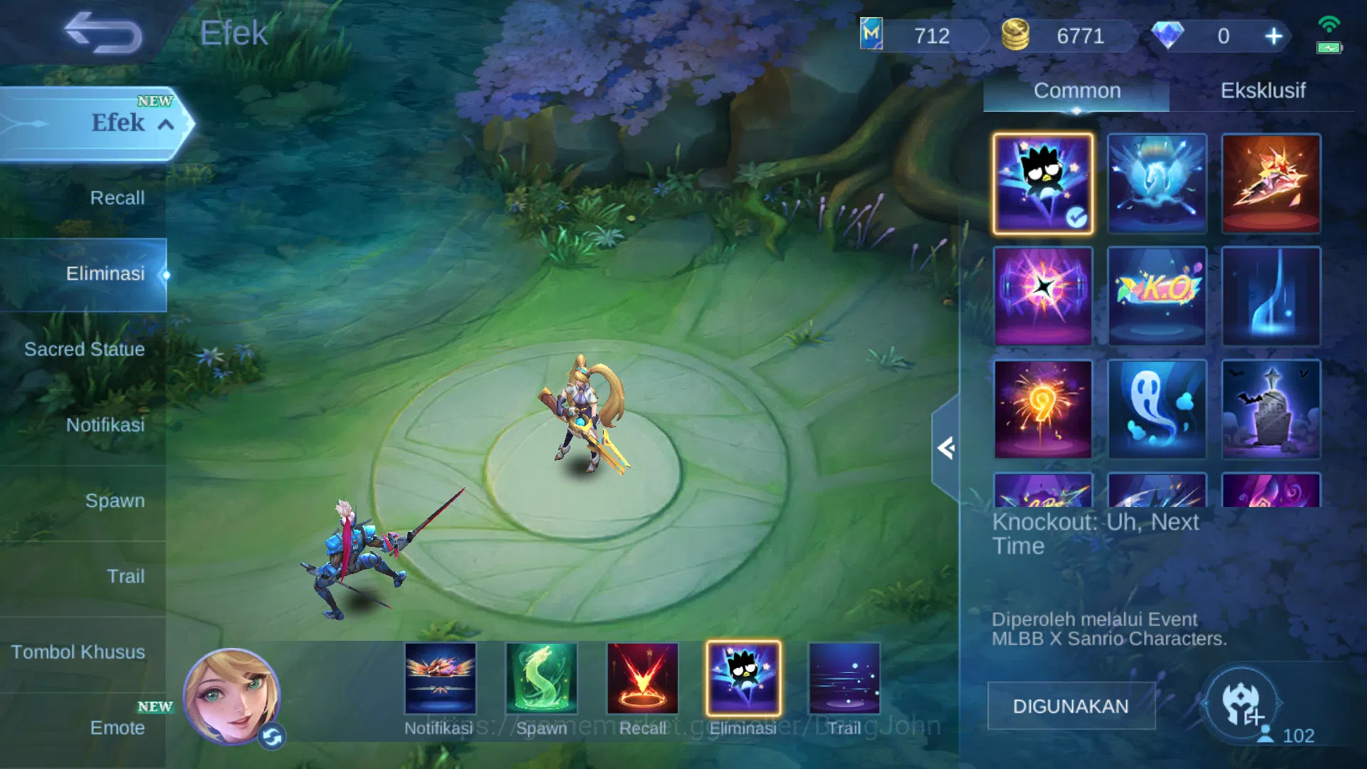Mobile Legends: Bang Bang Accounts "Hero 102 | skin 193 | kof karina | star tahunan h image 6