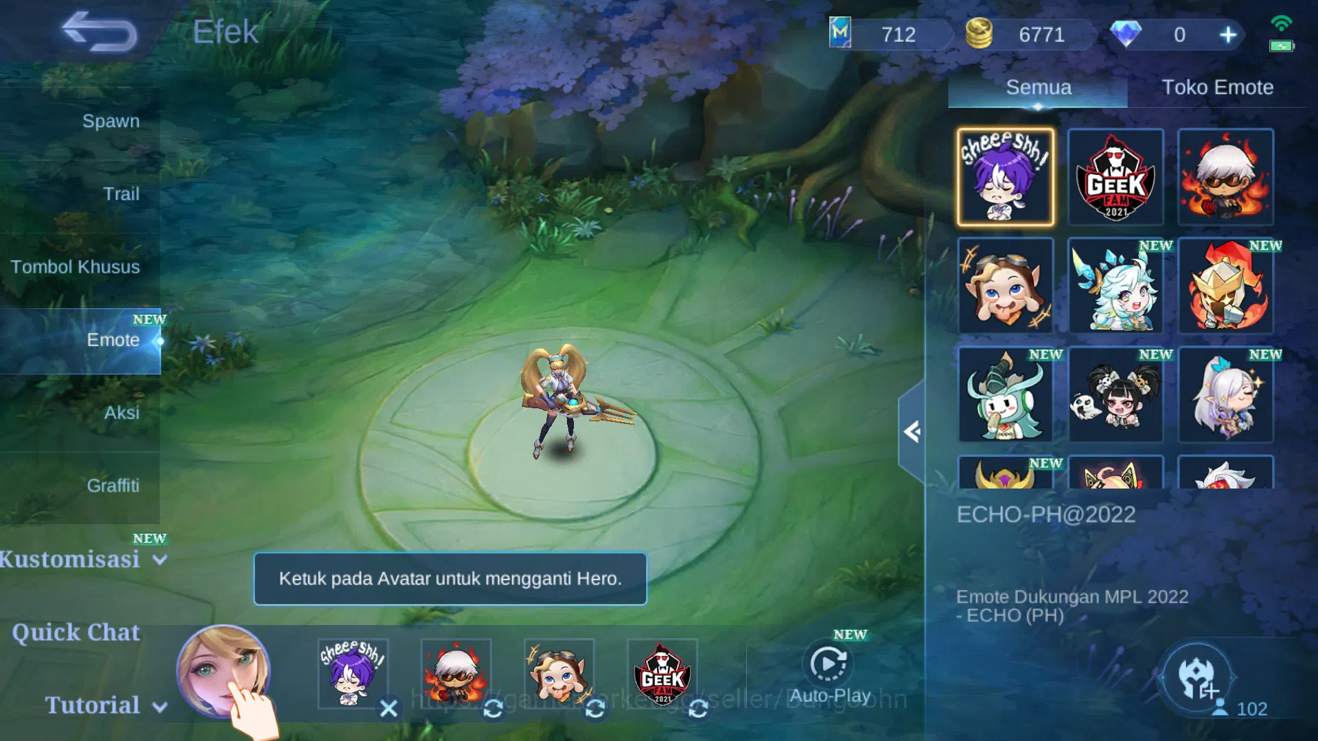 Mobile Legends: Bang Bang Accounts "Hero 102 | skin 193 | kof karina | star tahunan h image 7