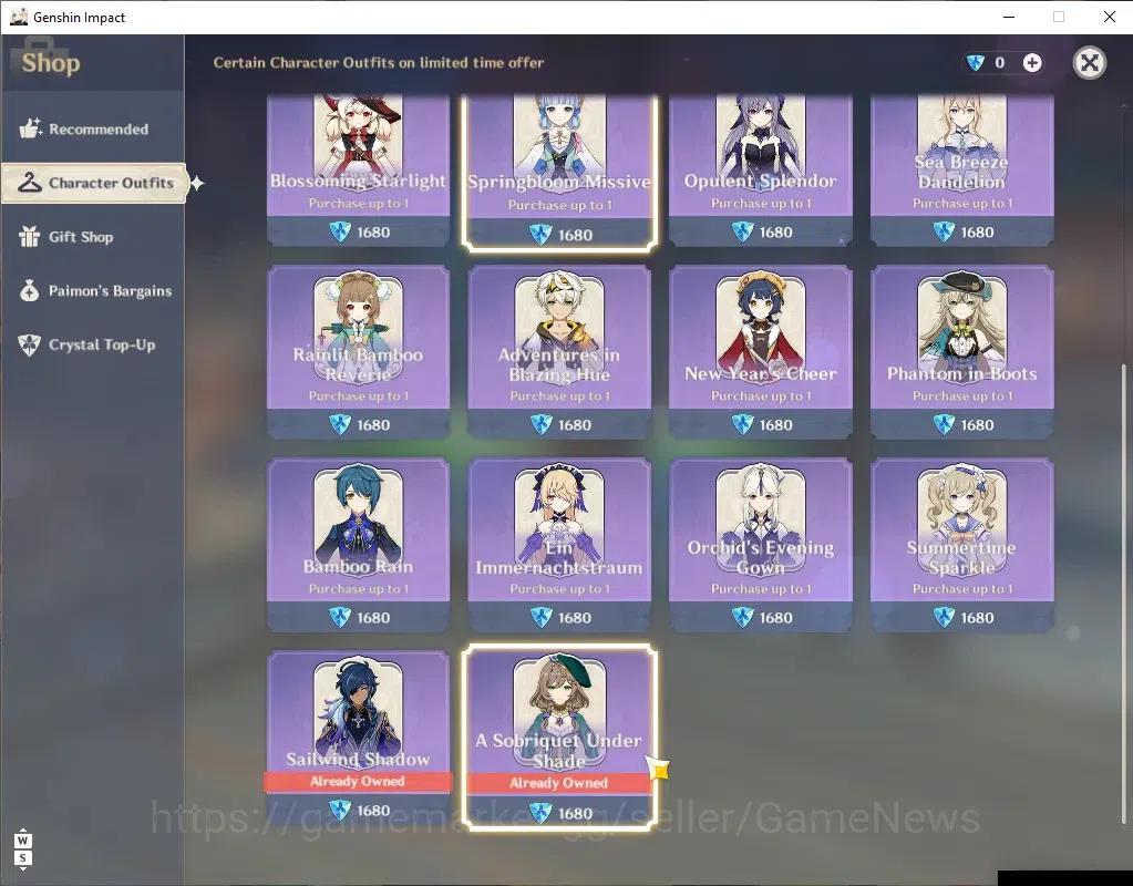 Genshin Impact Accounts Mid Game Asia|AR 55|4,9K Primo|5 Limited 1(*5 Weapon)|ClorindeC1,YelanC1,Yae Miko,Hu 13